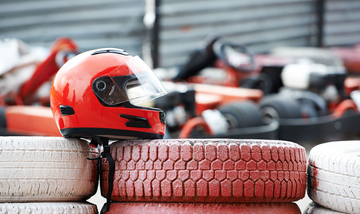 Outdoor go-kart track Outdoor go-kart track